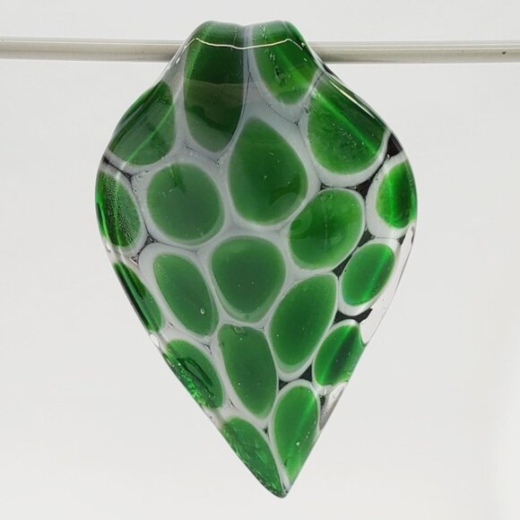 Vintage Murano Art Glass Green Pendant (4911) - Picture 1 of 2